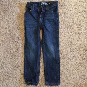 Kids blue denim jeans size 6s fits 5